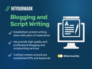 Blogging and Script Writing